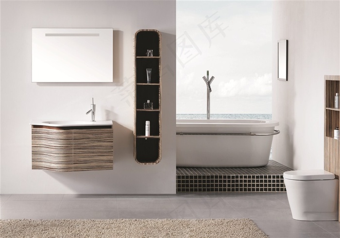 清新大气的室内背景