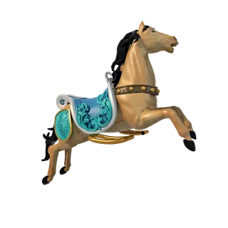 木马玩具剪贴画儿童节幼儿园插画