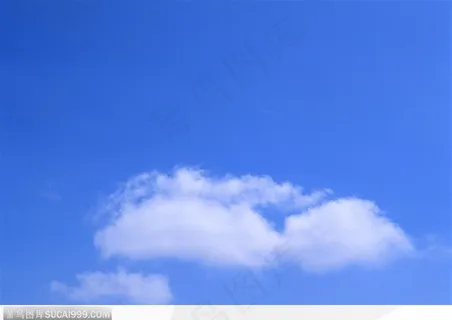 自然风光-一团稀薄的白云