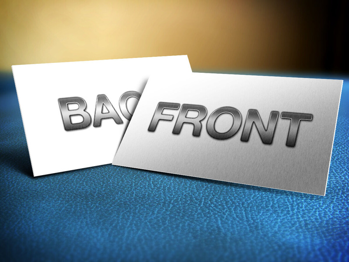 名片样机设计素材