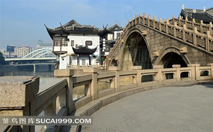 古代桥梁和古建筑