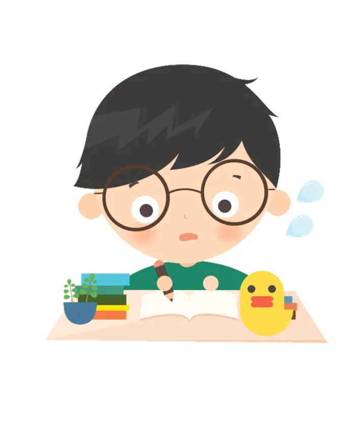 绘画 男孩 鸭子 卡通