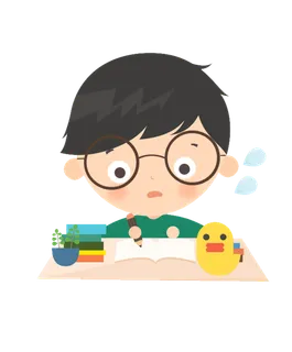 绘画 男孩 鸭子 卡通