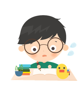 绘画 男孩 鸭子 卡通