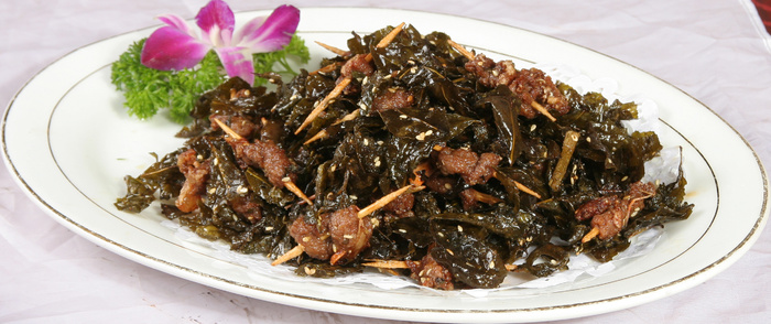 茶香牙签羊肉 