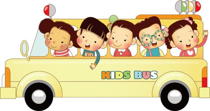 汽车 同学 卡通