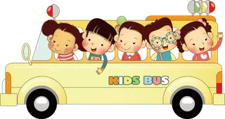 汽车 同学 卡通