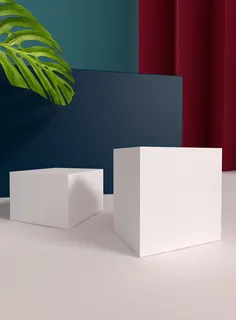 VI样机贴图包装盒logo样机