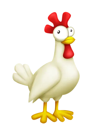公鸡打鸣卡通