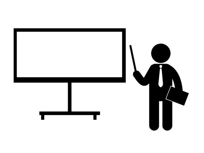 上课剪影线条黑白少儿兴趣班