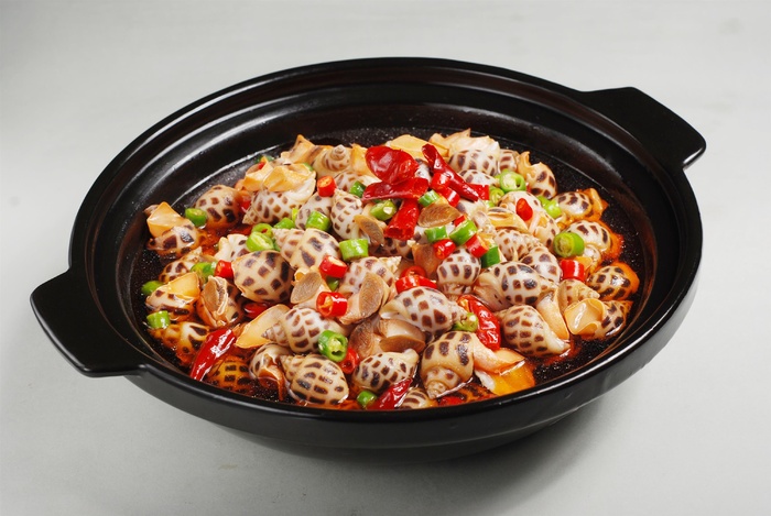 石锅煲类火锅川菜特色菜辣酒煮花螺