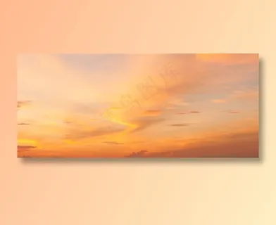 黄色云朵风景图片 黄色云朵风景图片