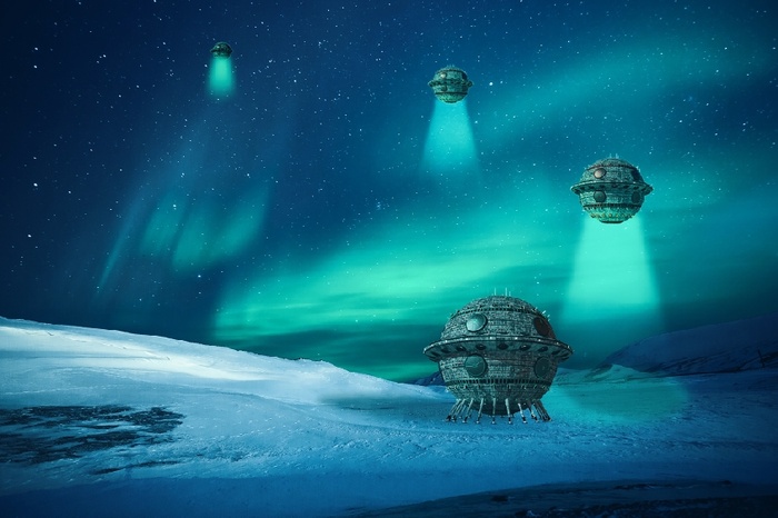 元宇宙世界风景背景墙