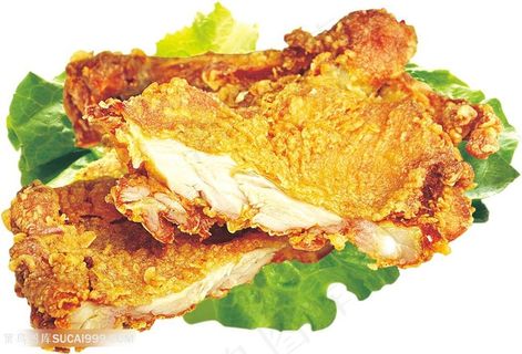 美味炸鸡肉图片