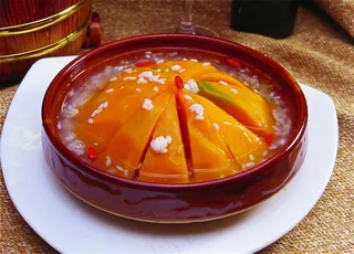 甜酒蒸南瓜美食素材中华美食