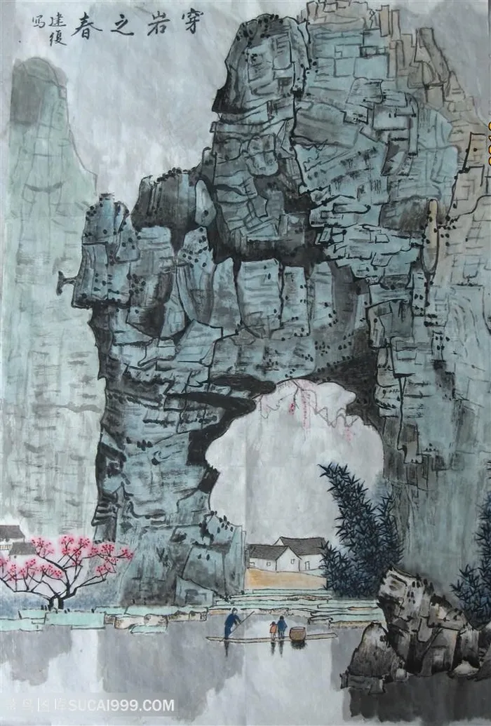 高清白雪石湖畔山脉高清艺术挂画