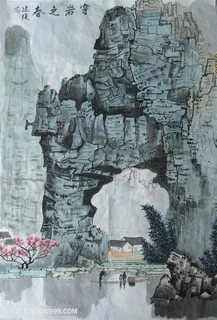 高清白雪石湖畔山脉高清艺术挂画 高清白雪石湖畔山脉高清艺术挂画