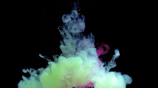 墨水, 颜色, 那, 水下, 撕裂, 抽烟, 背景, 宏观