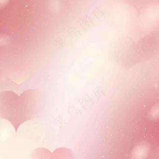 粉色渐变浪漫爱情爱心情人节简约背景