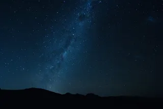 黑色星空摄影素材