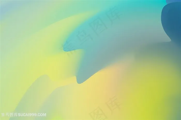 蓝黄色自然渐变背景图片