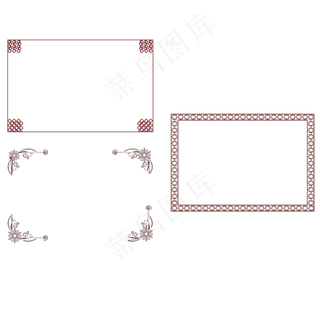复古边框中国风