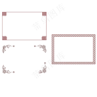 复古边框中国风