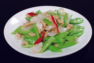 CXC05092桃仁百合芥兰