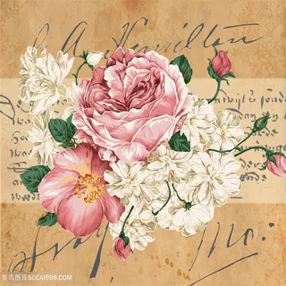 欧式花朵装饰画