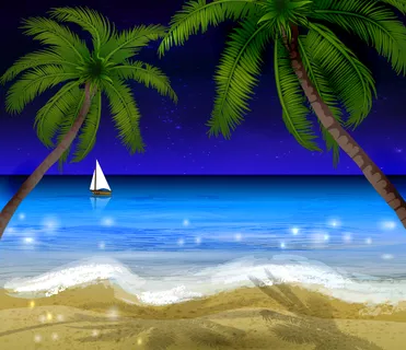 夏天海滩大海背景 夏天海滩大海背景