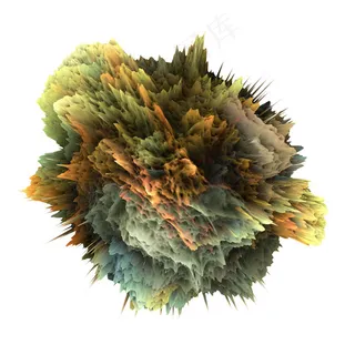 爆炸的颜料创意高清图片