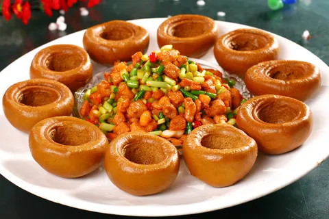 杂粮窝窝头炒肉