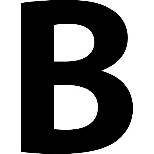 字母B PNG免抠(512x512)