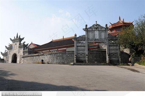 南岳衡山上封寺图片