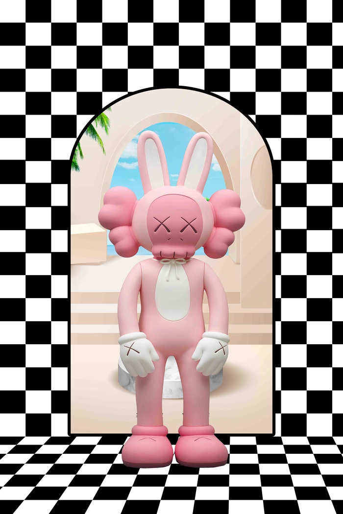 3D立体装饰画psd模版下载