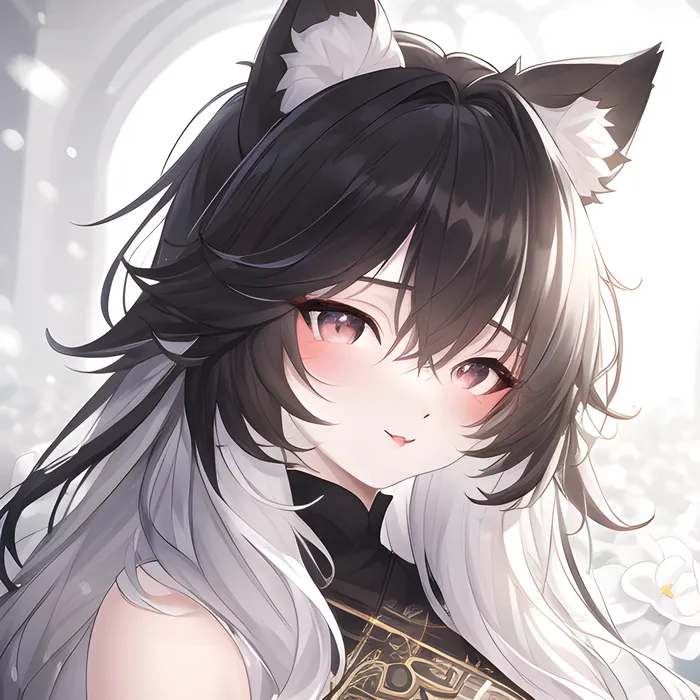 小猫耳女神性感风壁纸