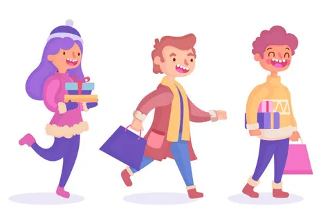 冬天服饰服装冬装穿冬装保暖冬季卡通人物男女装Ai矢量图片素材 冬天服饰服装冬装穿冬装保暖冬季卡通人物男女装Ai矢量图片素材