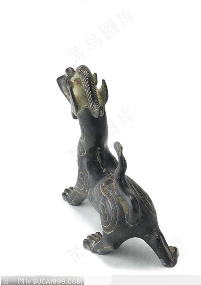 中华传统青铜器 龙背部