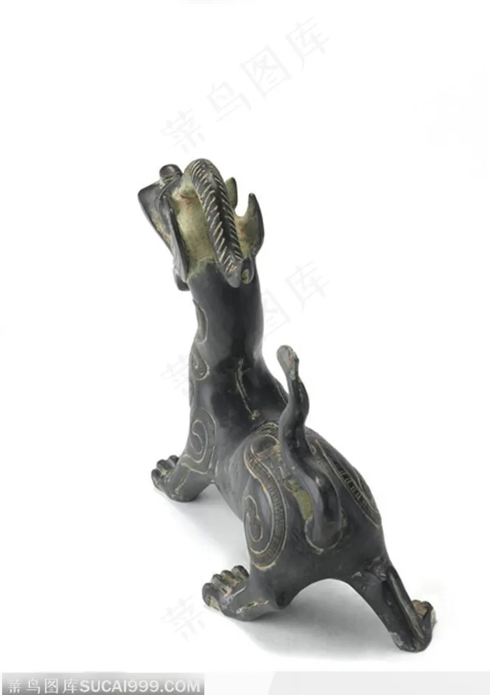 中华传统青铜器 龙背部