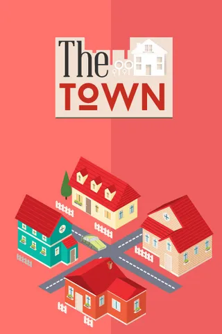 街道建筑矢量扁平插画