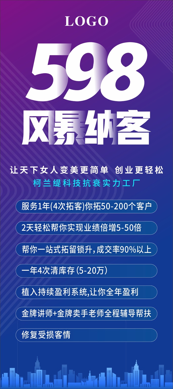 培训纳客宣传拓客营销cdr矢量模版下载