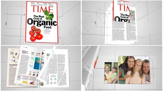 图片文字展示ae模版