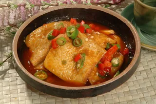 0711c-1557农家煎豆腐 10元