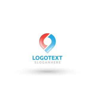 图标标识标志立体几何图形企业商标VI品牌LOGO设计模板AI矢量素材