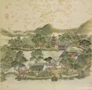圆明园四十景慈云普护绘画图片