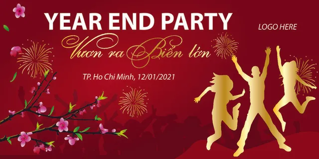 设计红色祝贺新年