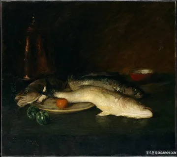 威廉 · 梅里特 · 蔡斯，静物鱼