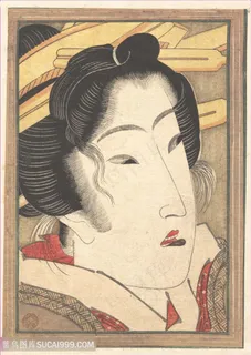 喜多川歌磨唯美日系美女艺术插画 喜多川歌磨唯美日系美女艺术插画
