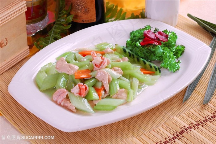 川式小炒皇中华美食摄影图