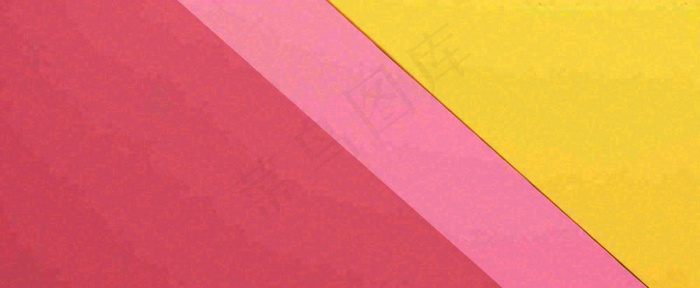 粉黄矩形简约扁平背景